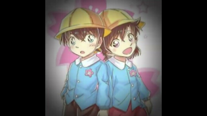 Haibara x Conan   .     Ran x Shinichi