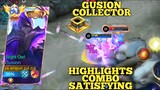 highlights satisfying combo gusion collector ~ mobile legends