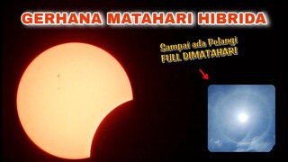 GERHANA MATAHARI HIBRIDA: REKAM SENDIRI GERHANA MATAHARI HARI INI.. Sampai kamera overheat :'(