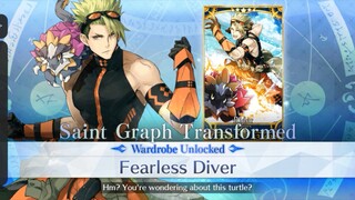 Unlock Wardrobe Achilles's Spiritron Dress "Fearless Diver" FGO Gameplay