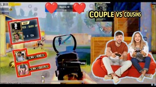 Couple VS Cousins M24 TDM Fight | Entertainment 😊| PUBGMOBILE| Barfi Op #pubgmobile #couple #fight