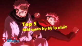 5 “mối quan hệ” kỳ lạ nhất trong Jujutsu Kaisen