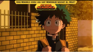 Deku Terharu ketika Diberi Nasehat oleh All Might!