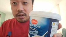 Plate Licking Greek Yoghurt - Asmr Eating Sounds