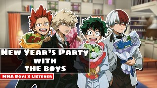 New Year's Kiss | Bakugo and Midoriya and Todoroki and Kirishima x Listener