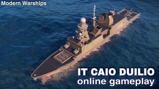 Modern Warships: IT CAIO DULIO gameplay online match.
