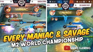 EVERY TRIPLE, MANIAC & SAVAGE KILLS DURING M2 WORLD CHAMPIONSHIP