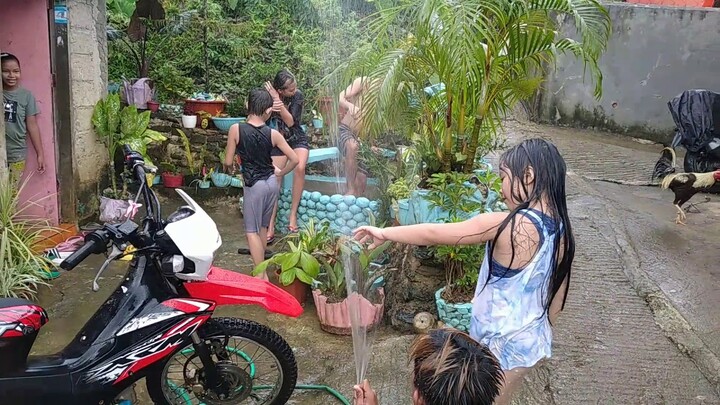 My nephew and nieces a happy family