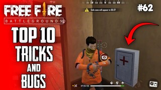 Top 10 New Tricks In Free Fire | New Bug/Glitches In Garena Free Fire #62