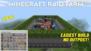 New Easiest Raid Farm in Minecraft Bedrock 1.19