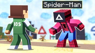 SQUID GAME VS SUPERHEROES In Minecraft!