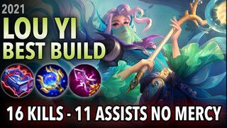 BEST MAGE BUILD RIGHT NOW. | MLBB | LOU YI BEST BUILD 2021 | LOU YI COMBO AND GAMEPLAY