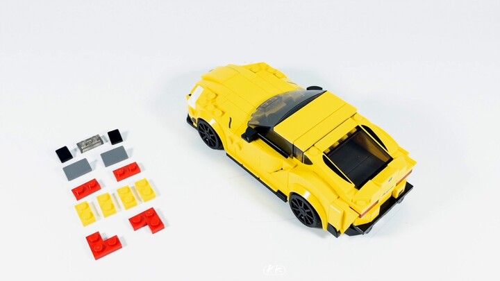 [Racing Kit] Lego Supra has a new headlight? The door and tailgate can also be opened! 2021 Speed Ch