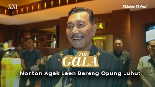 BEGINI REAKSI PAK LUHUT PAS TAHU NAMANYA DISEBUT DI AGAK LAEN! | The Gala Nobar Agak Laen