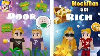 Poor to rich | #story #BGtube prize# (Blockman Go : Blockymods)