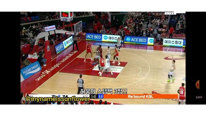 Heo Ung amazing 3 point