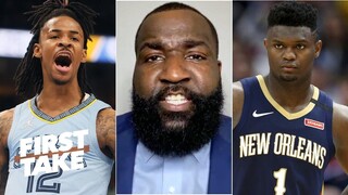 "Does Zion have no shame? He looks like sh*t when compared to Ja Morant" - Kendrick Perkins