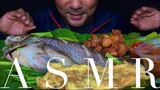 ASMR:ปลานิลนึ่ง(EATING SOUNDS)|COCO SAMUI ASMR#asmr#กินโชว์#ปลานึ่ง