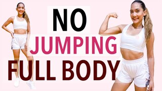 NO JUMPING FULL BODY WORKOUT AT HOME | LOW IMPACT EXERCISE | NO EQUIPMENT WORKOUT