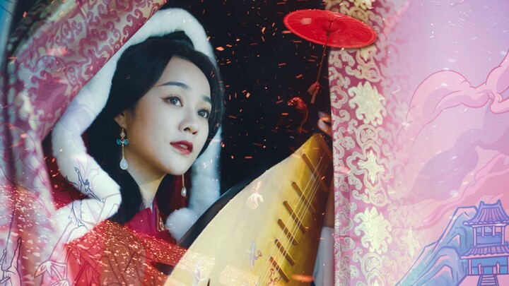 Twelve Wind Dances·Drunk: Beautiful women in the rivers and lakes, stepping on green mountains, livi