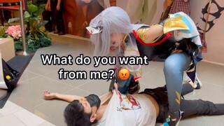 When you have a C6 Shenhe 😎 [Genshin Impact] (Cosplay)