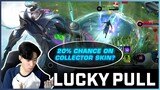 I am finally getting lucky with MLBB skin? (Ling collector pull)
