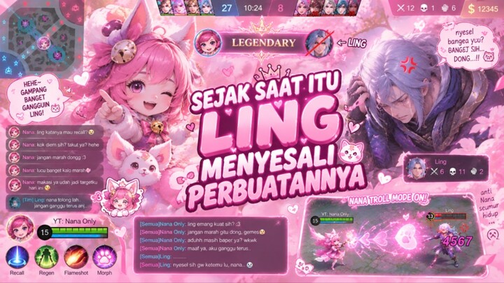 Sejak saat itu ling menyesali perbuatannya 😭😂