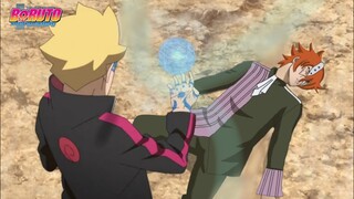 Akhir pertarungan Boruto momoshiki vs code karma putih