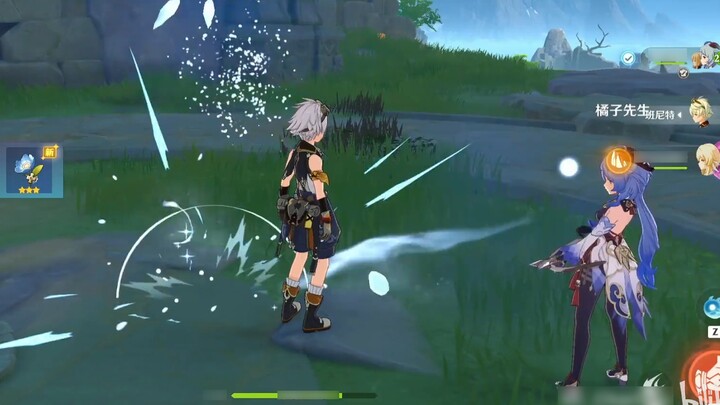 [ Genshin Impact ] When the world 7 Gan Yu goes to the world 1 gang Mengxin hits the hardest challenge...