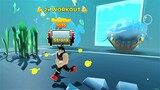 How to Go to Deep Sea Area with 2K Strength and without Asking Help on Roblox Strongman Simulator