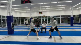 practicing fencing #ZeeNuNew #ZeePruk #NuNew