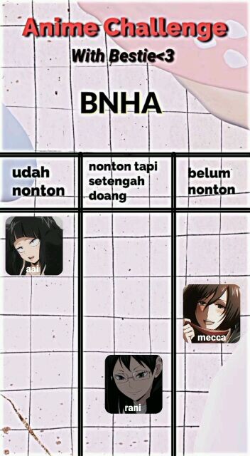 Challenge nonton anime