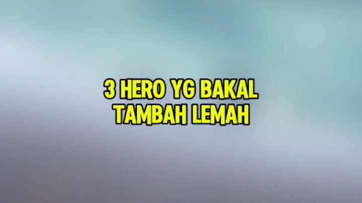 3 Hero tambah lemah#MLBBEsports #AsianGames2026 #FlexForGold #MLBB #BeyondLegacy