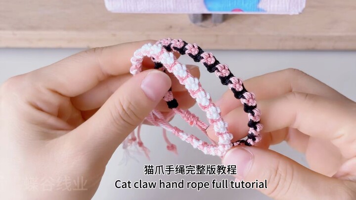 Hướng dẫn làm vòng tay móng vuốt mèo đầy đủ thật dễ thương và dễ học, hãy đến và học nhé!