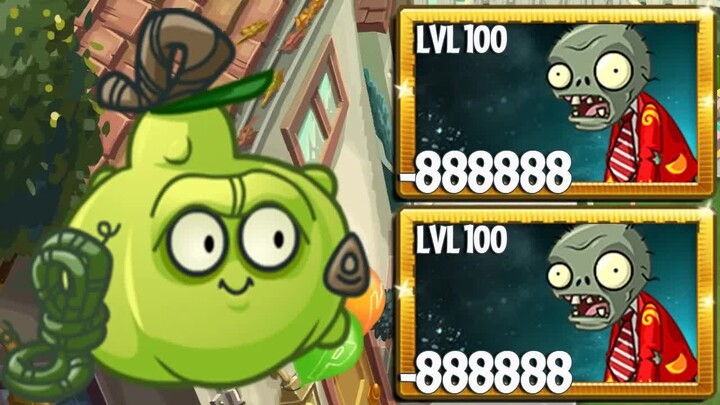 Plants vs. Zombies 2: Supermoon Zombie Level 100 vs. Every Plant