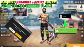 Mod Apk Unbanned Terbaru V1.48.2 Suport Script ffid Work All Device