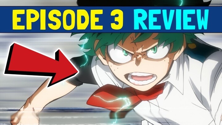 My Hero Academia Season 4 Episode 3 Review | DEKU vs NIGHTEYE Fight!