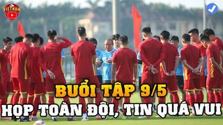 Buổi Tập Sau Trận Hòa 9/5, U23 Việt Nam Họp Ngay Trên Sân, Báo Tin Cực Vui Đến Người Hâm Mộ