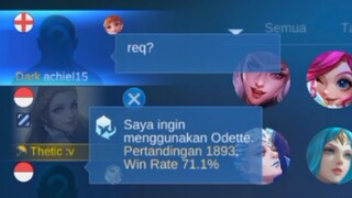 pake odette first pick auto goyang dumang