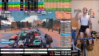 Zwift Cycling Workout 17.07.2025