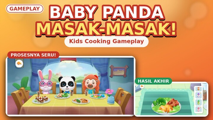Babybus| Baby Panda Belajar Masak dari Awal sampai Akhir! 🍳 Gameplay Edukasi Anak - BabyBus