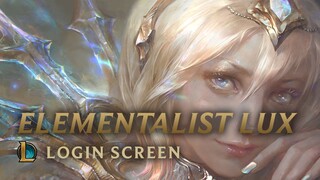 Elementalist Lux | Login Screen - League of Legends