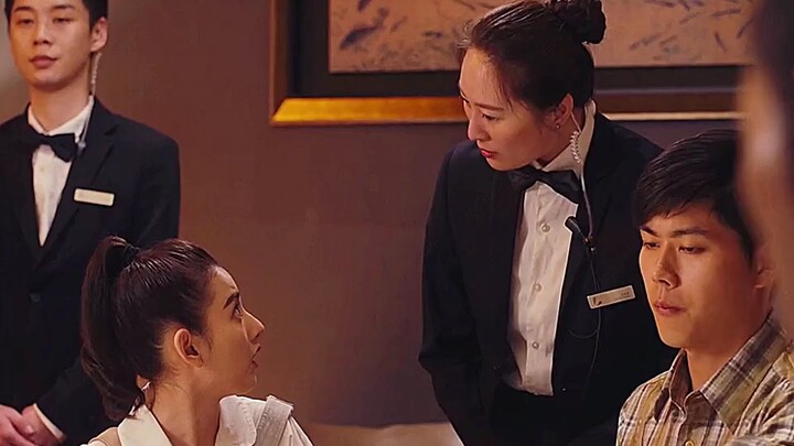 Girl enters the wrong private room and is mistaken for a taste tester—then the next second, she hits