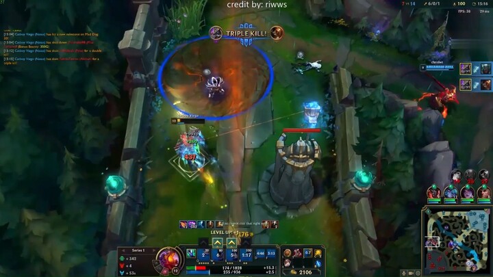 nami vào chế độ URF thả nước liên tục cho thành cá bơi #game