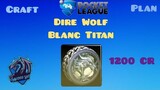 Rocket League [PS4 FR] Je Craft Le Plan Dire Wolf Blanc Titan !
