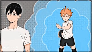 keknya haikyu suka megang rambut Shouyo deh