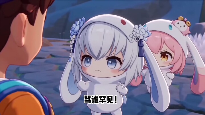 What a rare hooded doll!