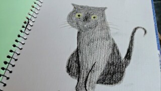 Kalau menggambar kucing harus begini! Tidak ada yang salah!