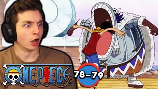 WHAT IS THIS VILLAIN?! | One Piece REACTION Episode 78-79