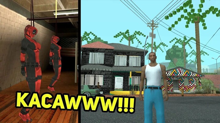 Grove Street Jadi COLORFUL Dan Texture Aneh Lainnya Di GTA San Andreas